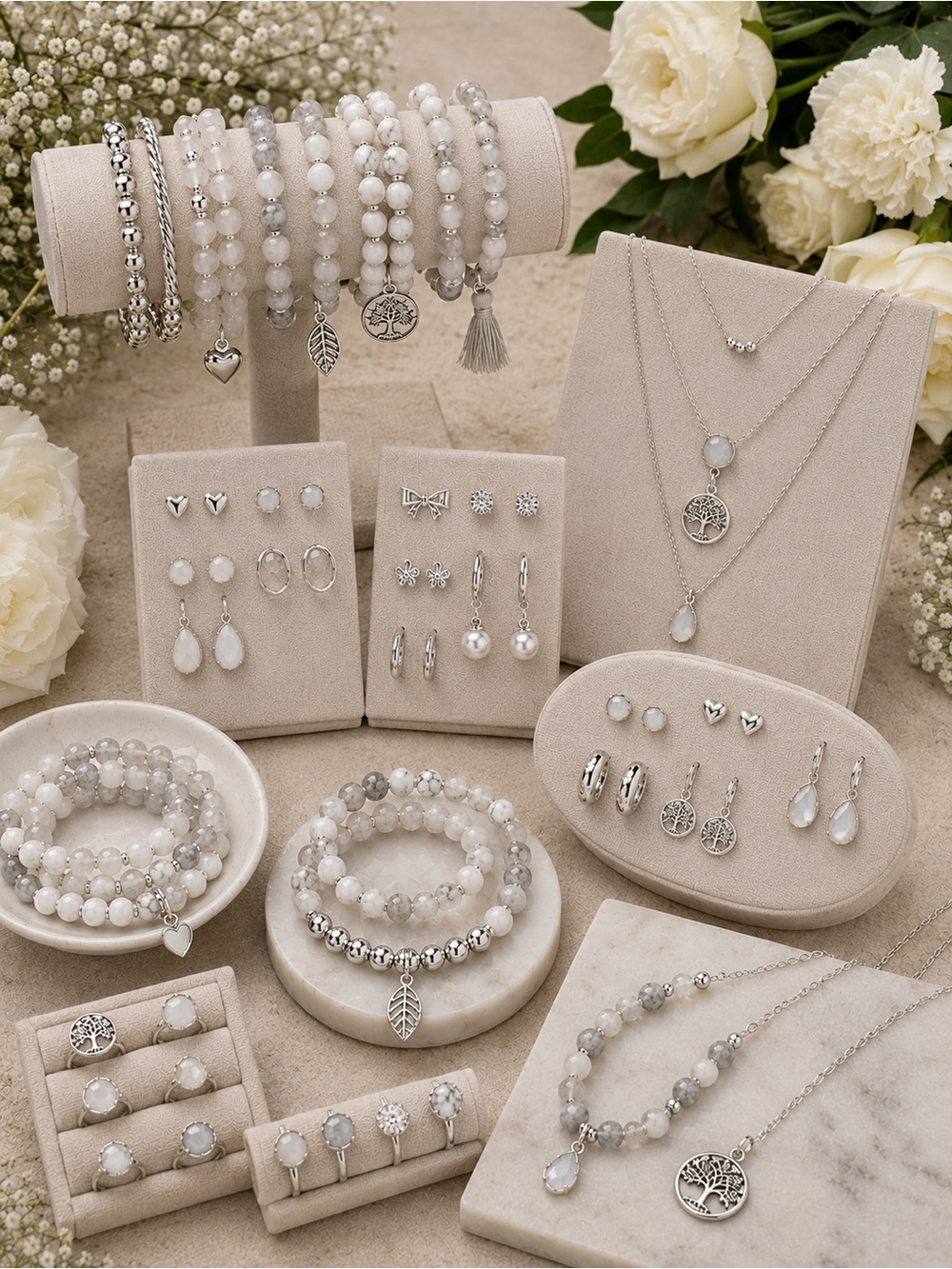 Jewelry as shown during live show